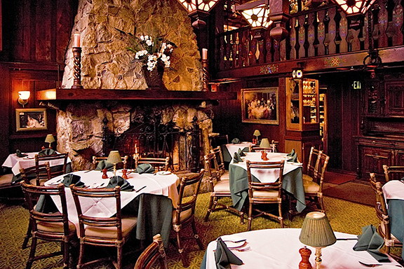 the original dining room today (also called the fireside room) - image by Shadowbrook's website