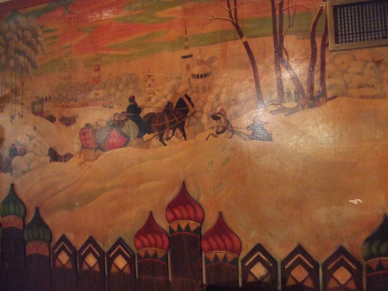 mural in the Dr. Zhivago Room - photo by The Jab, 2010