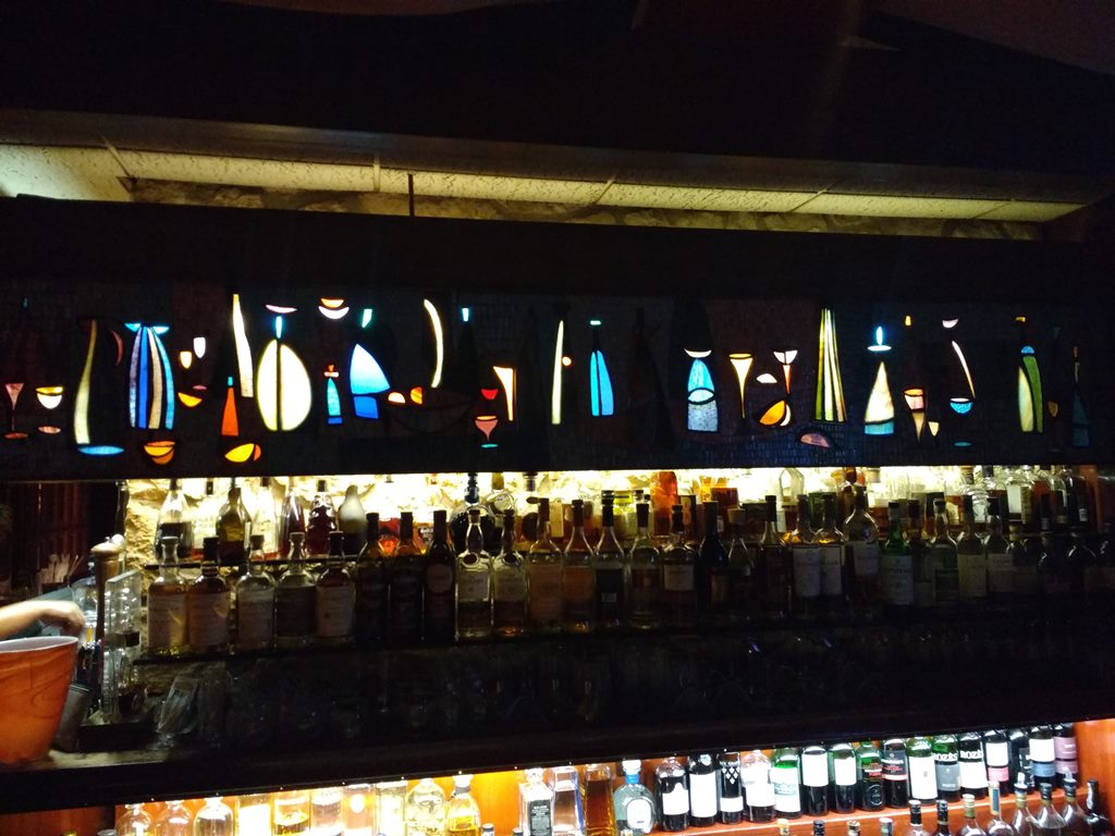 stained glass in bar - photo by Dean Curtis, 2016