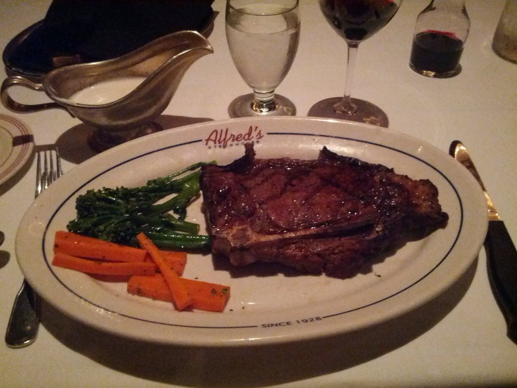 bone-in New York steak - photo by Dean Curtis