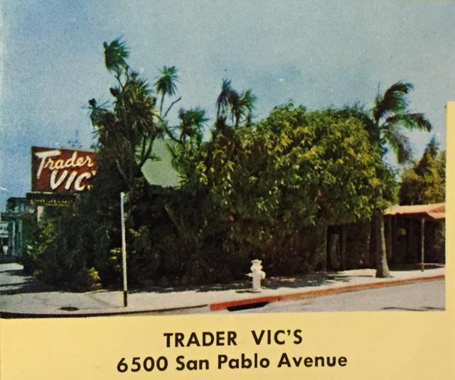 Trader Vic's, Oakland, c. 1960 via tikiroom.com