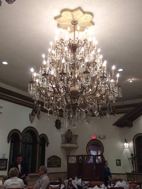 chandelier in the Don Quixote Room - photo by Dean Curtis, 2016